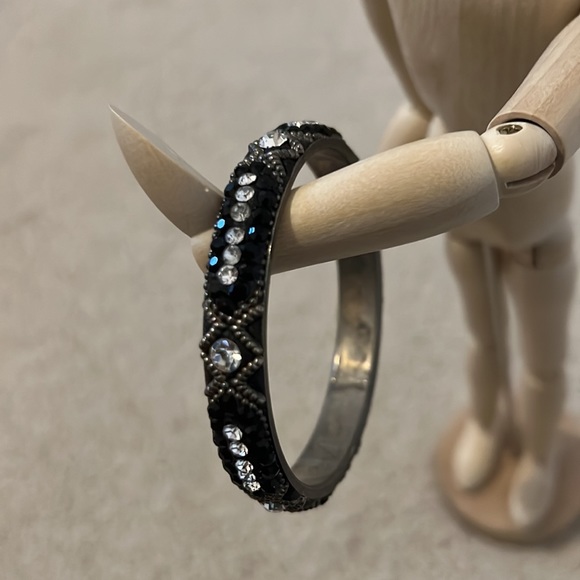 Bracelet with black and white stones. - Picture 4 of 5
